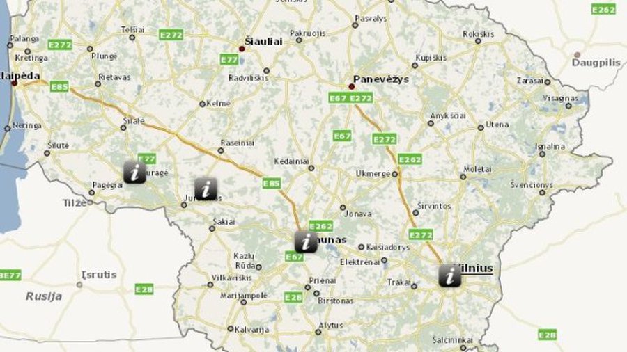 Жители Литвы могут отметить места нелегальной торговли сигаретами, алкоголем и горючим на карте - Литва и страны Балтии