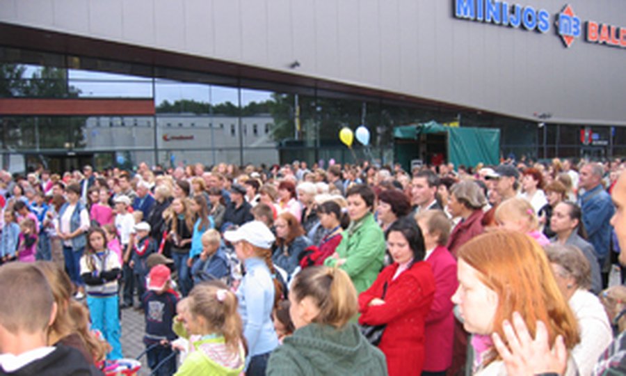 День рождения  «Domino» отмечали всем городом - В Висагинасе