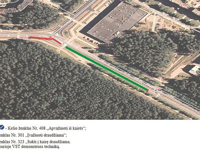Информируем об изменении дорожного движения во время праздника города - В Висагинасе