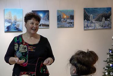 Сны бывают зимними: открылась выставка работ Алины Новосад (видео)