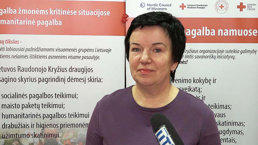 Красный Крест спешит на помощь! (видео) - В Висагинасе