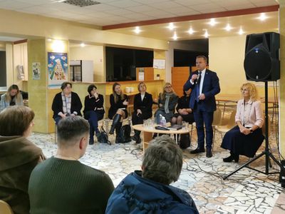 «Открытый микрофон» в «Gerosios vilties». Родители высказали все, что наболело - В Висагинасе