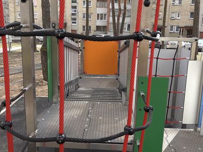 В каких дворах будут установлены новые игровые формы? - В Висагинасе