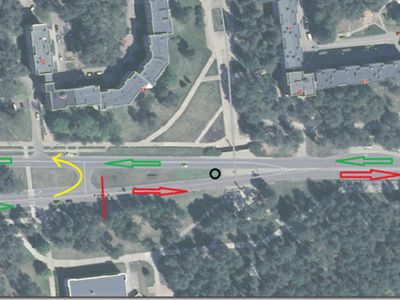 О временных ограничениях движения на дорогах - В Висагинасе