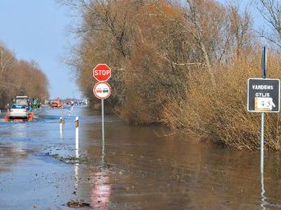 Bus sudaryti potvynių grėsmės žemėlapiai 
 - Lietuva ir Baltijos šalys