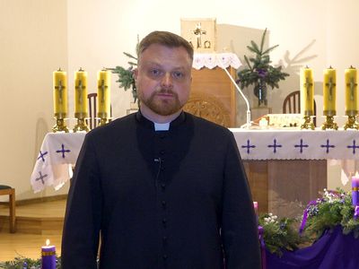 Kunigas Raimundas Jurolaitis: Tegul šios Kalėdos suteikia galimybę Jėzui Kristui vėl atgimti mūsų širdyse (video) - Sveikinimai