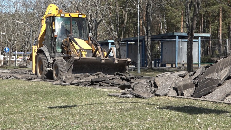 Висагинский автовокзал. Начало положено (видео) - В Висагинасе