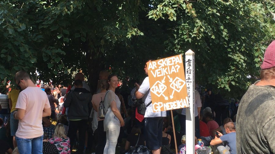 Полиция Литвы из-за антипрививочного митинга приведена в состояние повышенной готовности - Литва и страны Балтии