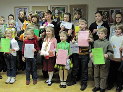 Вручены награды юным художникам  - В Висагинасе