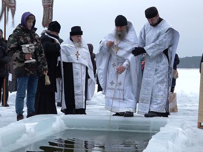 Праздник Крещения в Висагинасе (видео) - В Висагинасе
