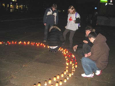 Отметили Всемирный день борьбы со СПИДом - В Висагинасе