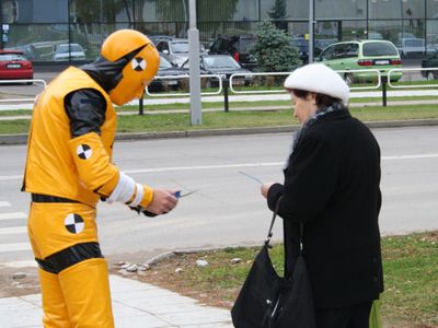 Берегись автомобиля: Советы пешеходам                                                                                                                  - В Висагинасе
