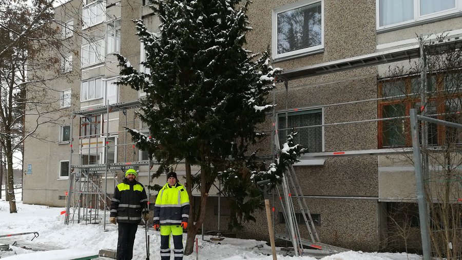 Началась реновация дома Яунистес, 13 - В Висагинасе