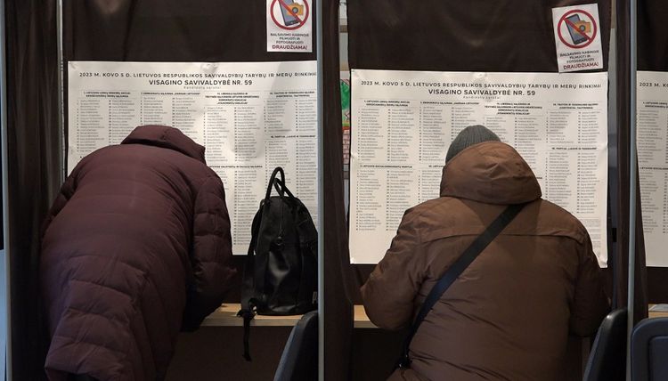 Выборы мэра и в Висагинский совет. Активность избирателей на 17 часов