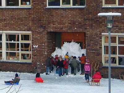 В сильные морозы дети не должны ходить в школу - Литва и страны Балтии