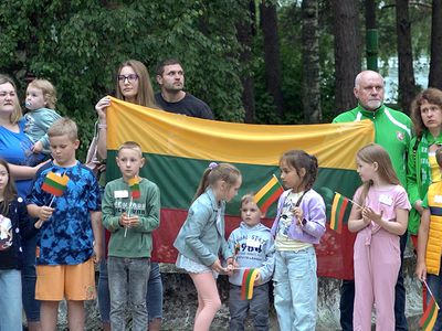 Висагинас отметил День государства (видео) - В Висагинасе