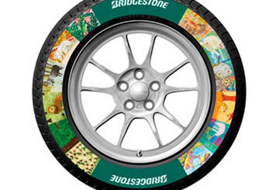 Компания Bridgestone научилась печатать фото на шинах - Хобби, отдых и развлечения