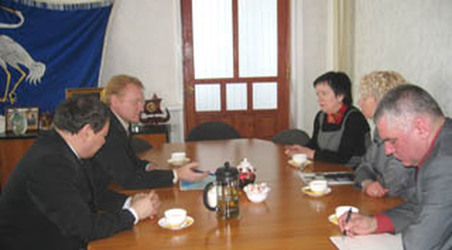 Визит руководителей Литовского Красного Креста - В Висагинасе