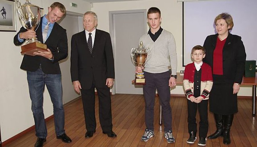 Евгению Шуклину — переходящий трофей легенд спортивной гребли - В Висагинасе