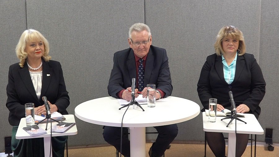 Дебаты кандидатов в мэры Висагинаса: Даля Штраупайте, Виргиниюс Букаускас, Илона Некрошене (видео) - Выборы 2023