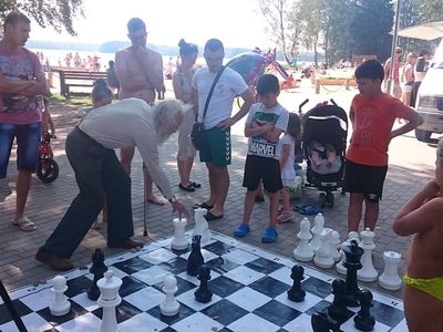 Традиция "Шахмат на пляже" продолжается - В Висагинасе