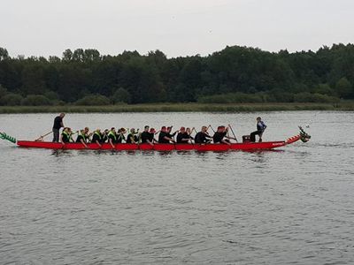 Соревнования на лодках – драконах прошли в Паневежисе и Шауляе - Культурные и спортивные мероприятия