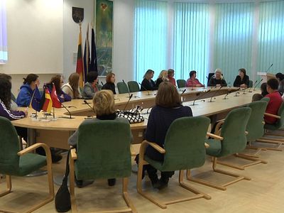 Висагинас посетила молодежная делегация из Европы - В Висагинасе