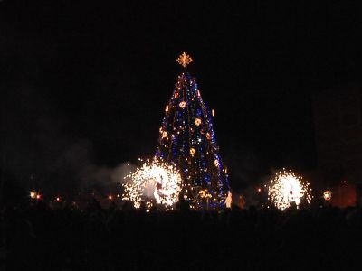 Раз, два три — елочка, гори!                                 - В Висагинасе