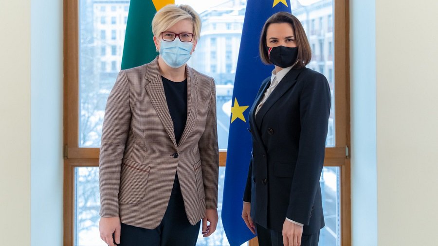 И. Шимоните обсудила с С. Тихановской ситуацию в Беларуси - Литва и страны Балтии