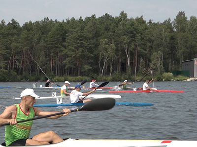 Первенство посвященное 35-летию становления Висагинской гребли (видео) - В Висагинасе