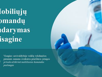 В помощь людям с COVID-19 – мобильные группы медиков - В Висагинасе