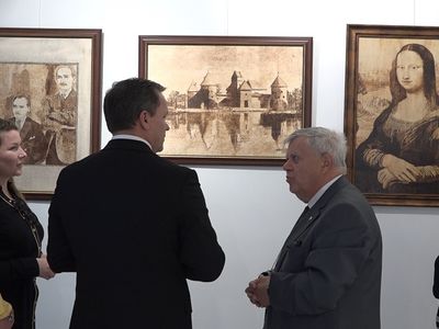 Портрет Моны Лизы – в Висагинасе (видео) - В Висагинасе