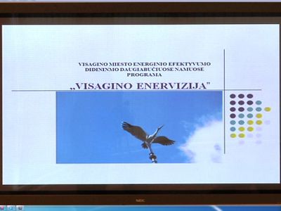 Горячая новость: Совет одобрил программу «Visagino EnerVizija» (добавлены видеокомментарии)
                                                          - В Висагинасе