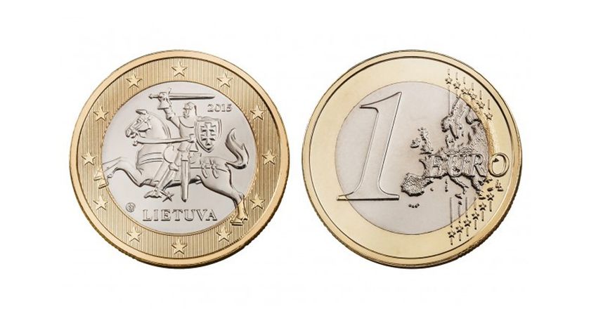 Начинается чеканка литовских евро-монет