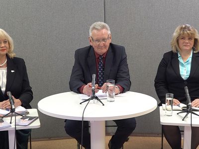 Дебаты кандидатов в мэры Висагинаса: Даля Штраупайте, Виргиниюс Букаускас, Илона Некрошене (видео) - Выборы 2023