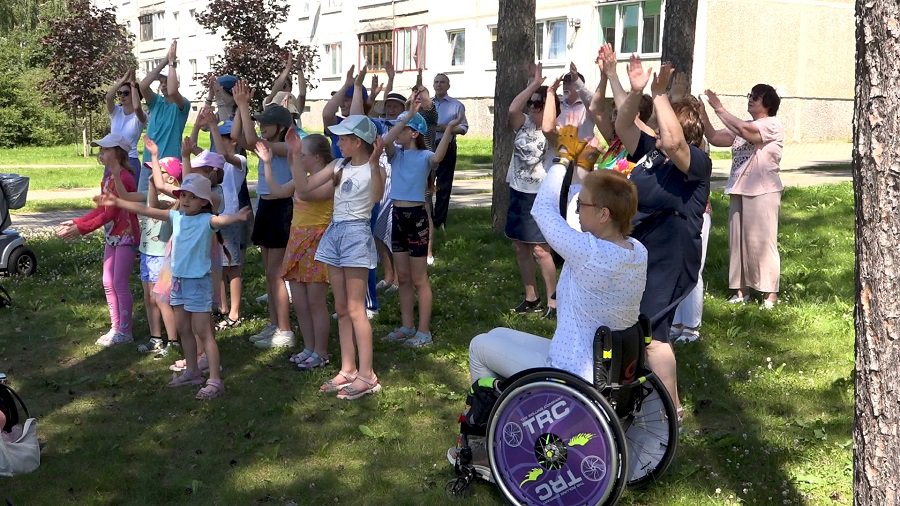 3 июля на алее прошла репетиция флэшмоба, который станет частью празднования 50-летия города - Висагинас и висагинцы