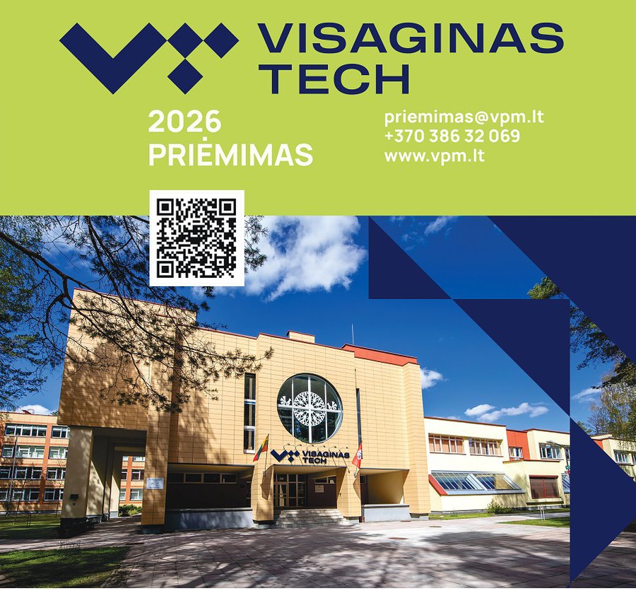 Visagino inžinerijos ir technologijos mokymo centras kviečia mokytis - Reklama