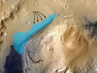 «Кьюриосити» нашел на Марсе следы озера
 - Наука и здоровье