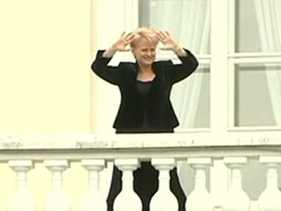 Жители Литвы верят в своего президента 

 - Литва и страны Балтии