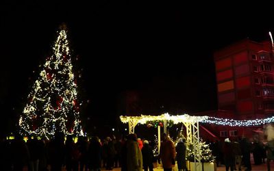 Как Висагинас встретил Новый 2026 год (видео) - В Висагинасе