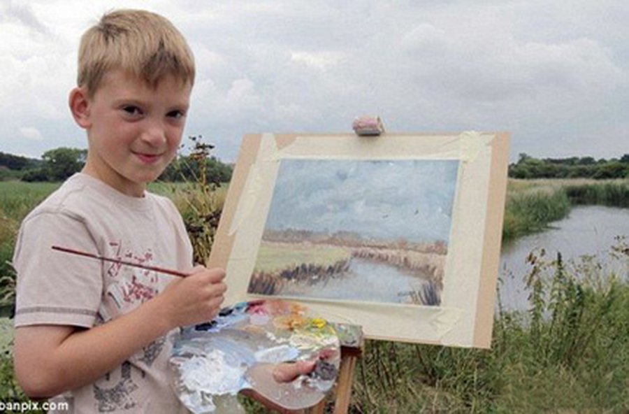 Девятилетний художник пользуется успехом у покупателей - Культурные и спортивные мероприятия