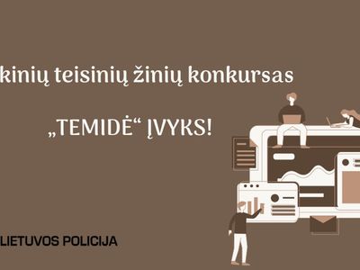 Висагинский комиссариат полиции приглашает к участию в конкурсе «Фемида» - В Висагинасе