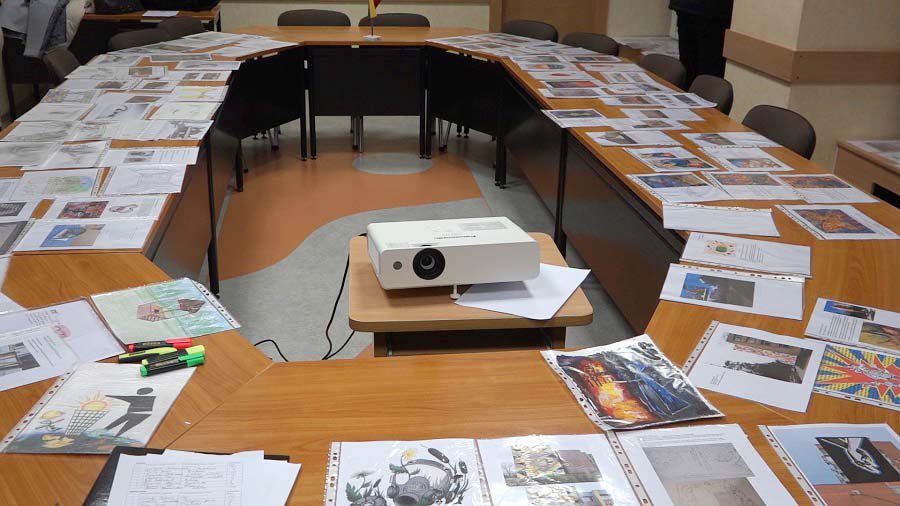 Представленные на конкурс эскизы малых архитектурных форм прошли предварительный отбор (видео) - В Висагинасе