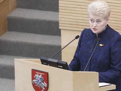 Годовой доклад Президента Литовской Республики Дали Грибаускайте - Литва и страны Балтии