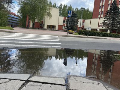 Лужа гармоничного движения - В Висагинасе