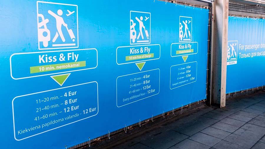 В Вильнюсском аэропорту стартует система "Kiss and Fly" - Литва и страны Балтии