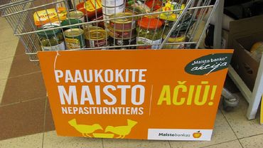 Акция "Банка продовольствия" охватит 100 городов и городков Литвы