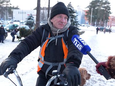 Мэр города, жители и гости Висагинаса поздравляют всех с Новым годом! (видео) - В Висагинасе