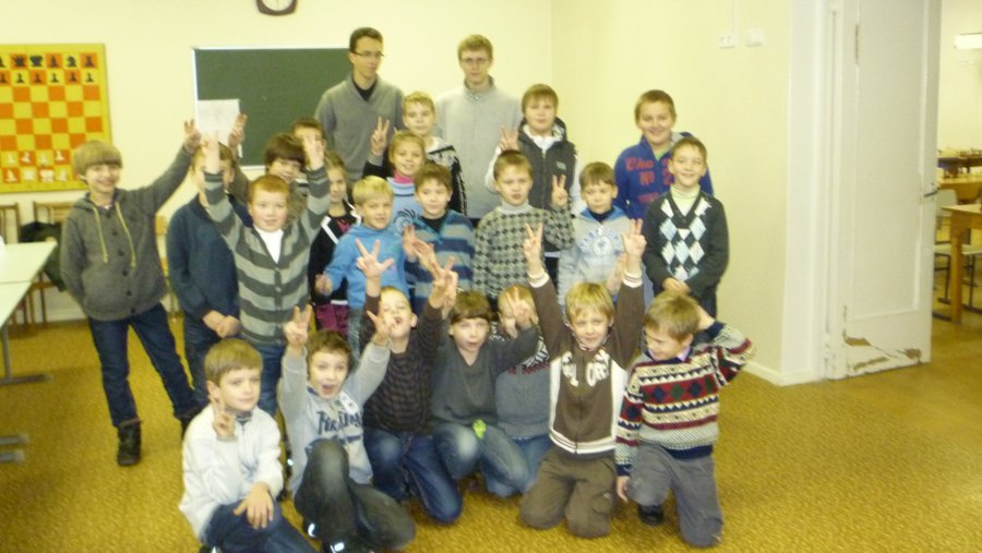 Состоялся школьный шахматный турнир - В Висагинасе