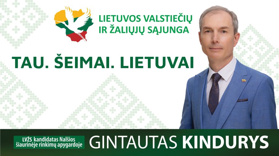 Balsuokite už Gintautą Kindurį! (video) - Rinkimai 2024
